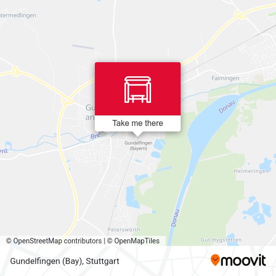Карта Gundelfingen (Bay)