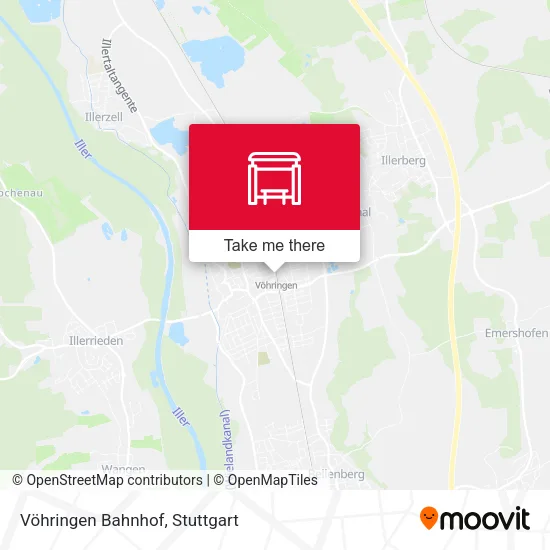 Карта Vöhringen Bahnhof