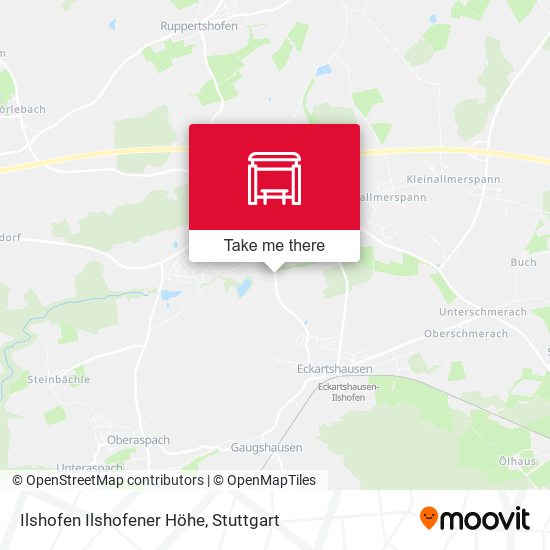 Карта Ilshofen Ilshofener Höhe