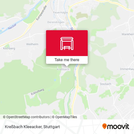 Карта Kreßbach Kleeacker