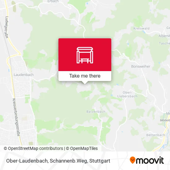 Карта Ober-Laudenbach, Schannenb.Weg