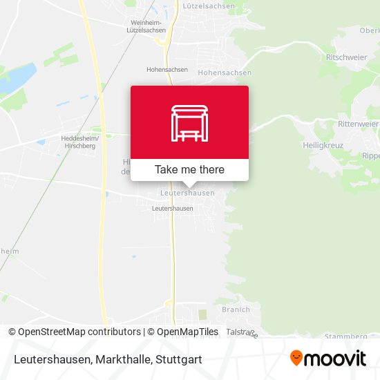 Leutershausen, Markthalle map