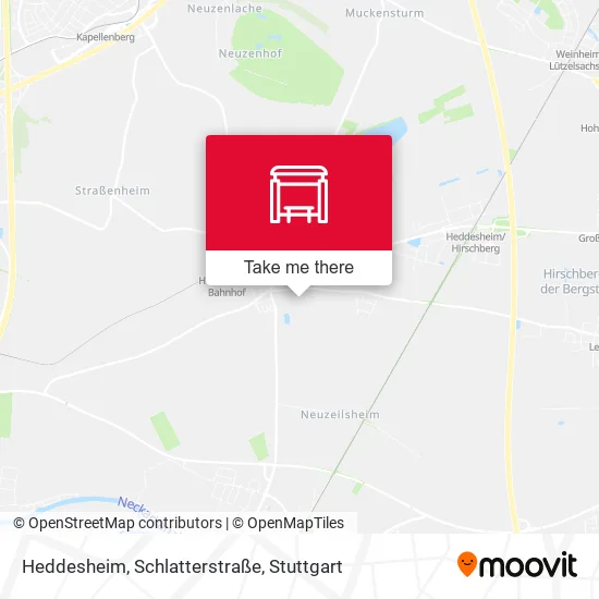 Карта Heddesheim, Schlatterstraße