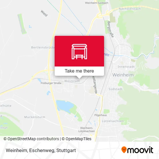 Карта Weinheim, Eschenweg