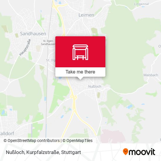 Nußloch, Kurpfalzstraße map