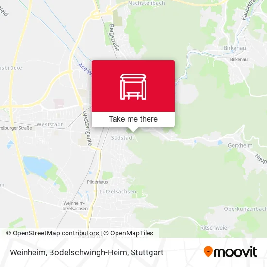 Карта Weinheim, Bodelschwingh-Heim