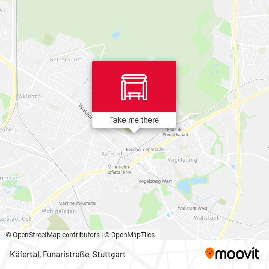 Карта Käfertal, Funaristraße