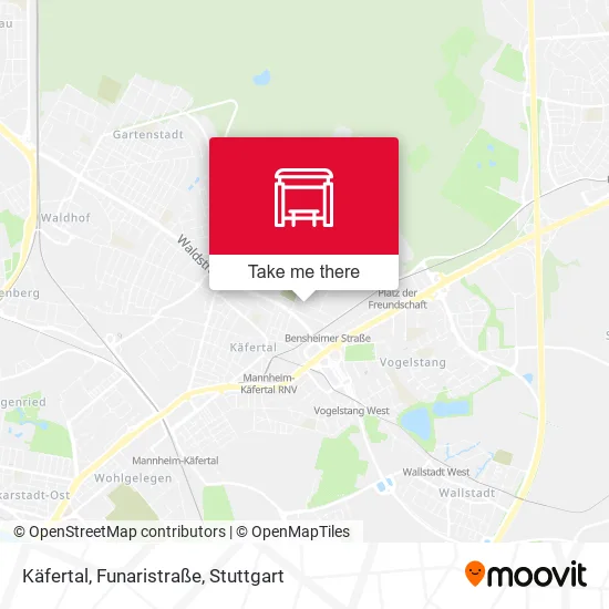 Карта Käfertal, Funaristraße