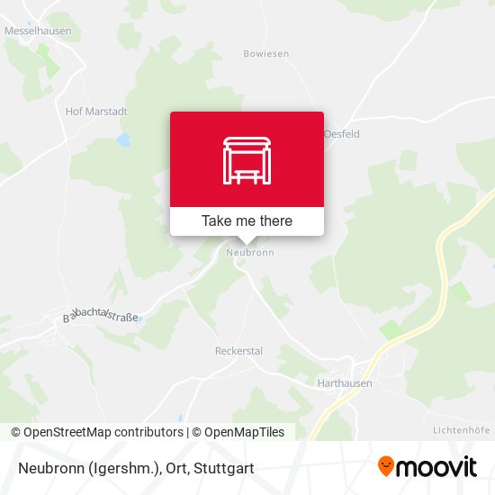 Карта Neubronn (Igershm.), Ort