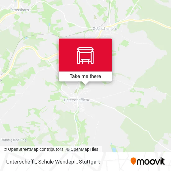 Unterscheffl., Schule Wendepl. map