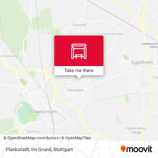 Карта Plankstadt, Im Grund