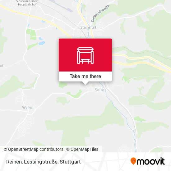 Карта Reihen, Lessingstraße