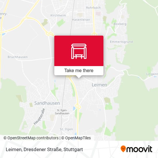 Leimen, Dresdener Straße map