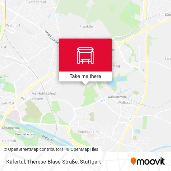 Карта Käfertal, Therese-Blase-Straße