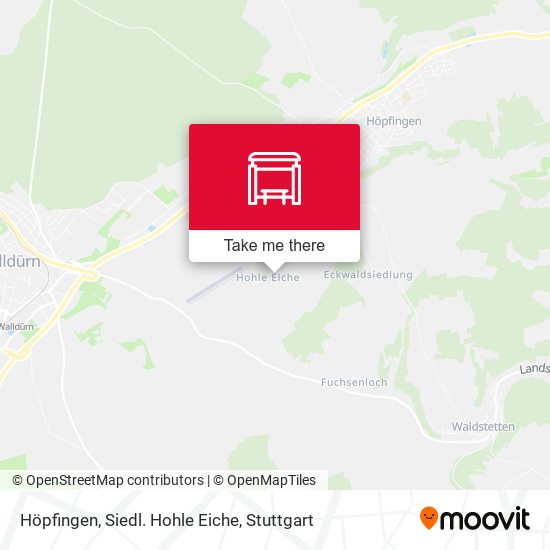 Höpfingen, Siedl. Hohle Eiche map