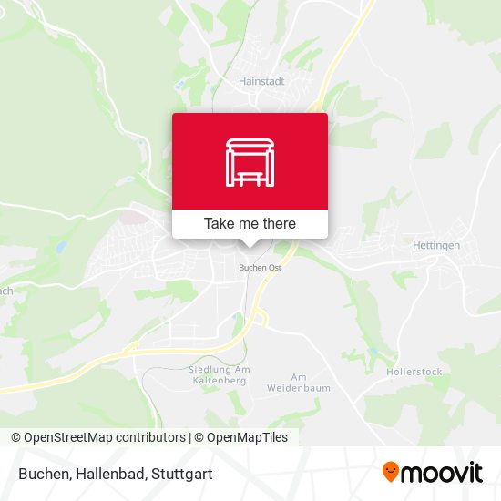 Карта Buchen, Hallenbad