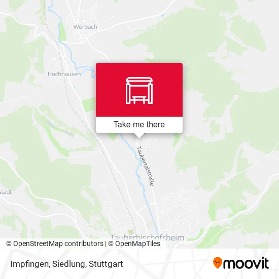Карта Impfingen, Siedlung