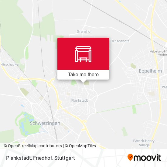 Plankstadt, Friedhof map
