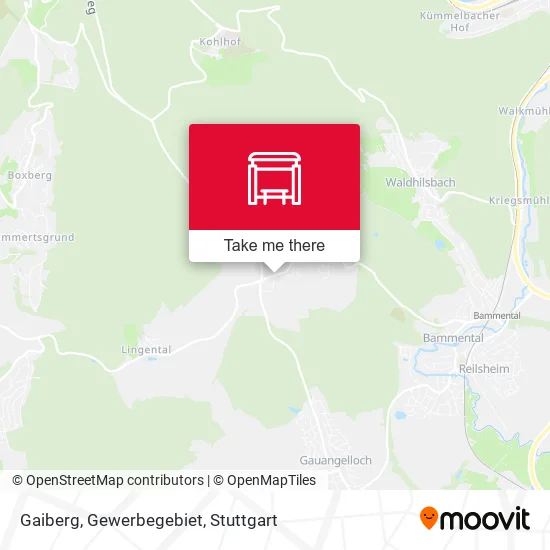 Карта Gaiberg, Gewerbegebiet