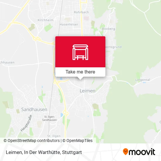 Leimen, In Der Warthütte map