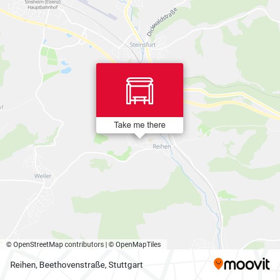 Reihen, Beethovenstraße map
