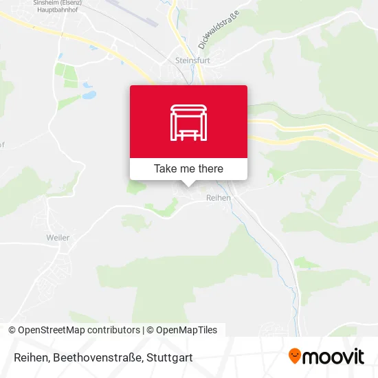 Карта Reihen, Beethovenstraße