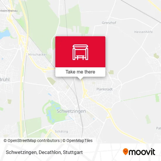Карта Schwetzingen, Decathlon