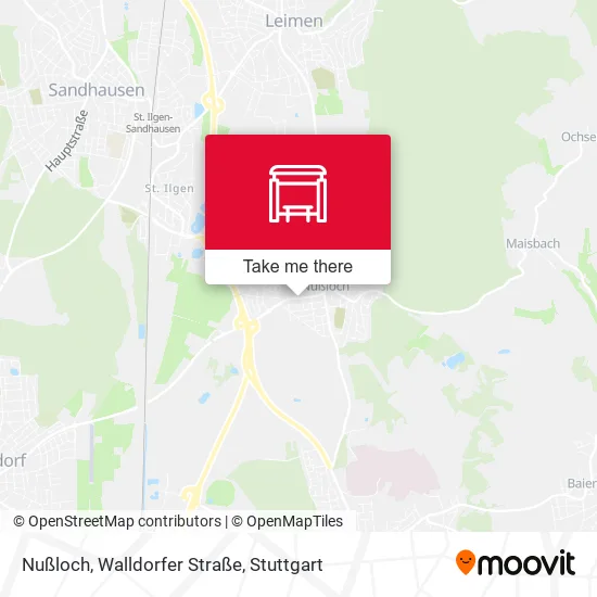 Карта Nußloch, Walldorfer Straße
