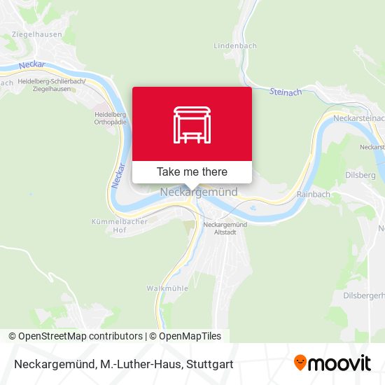 Neckargemünd, M.-Luther-Haus map