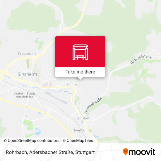 Карта Rohrbach, Adersbacher Straße