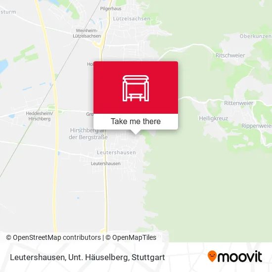 Карта Leutershausen, Unt. Häuselberg