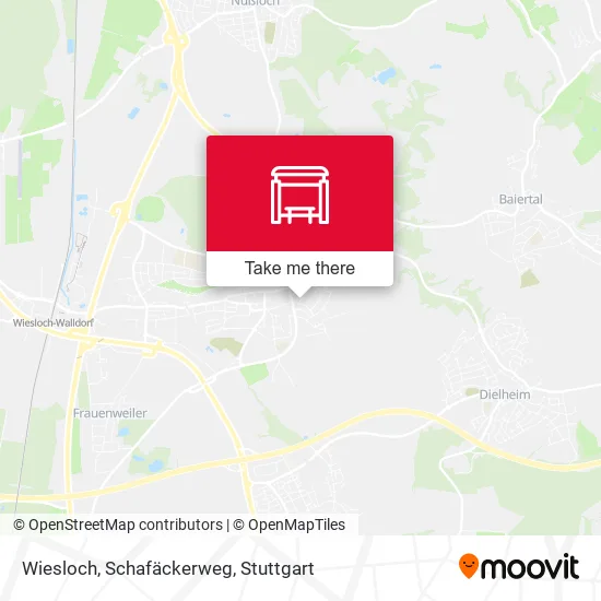 Карта Wiesloch, Schafäckerweg