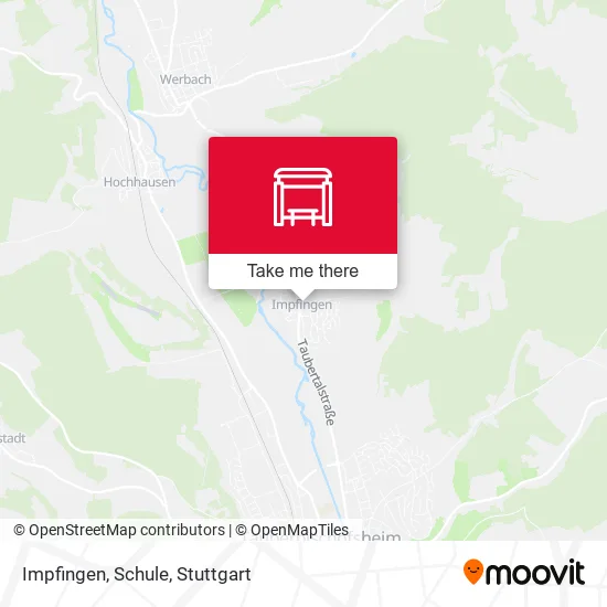 Карта Impfingen, Schule