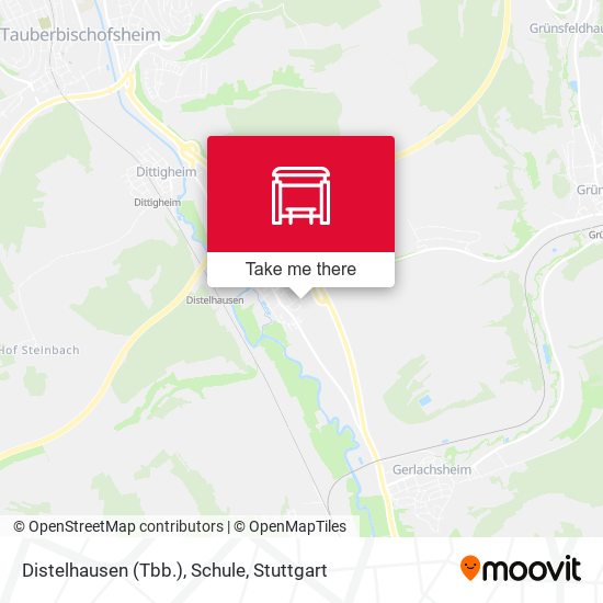 Карта Distelhausen (Tbb.), Schule