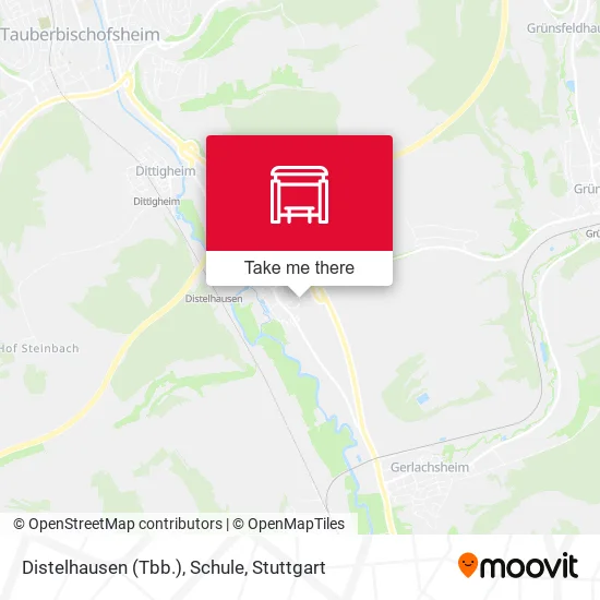 Карта Distelhausen (Tbb.), Schule