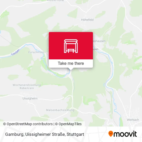Карта Gamburg, Uissigheimer Straße