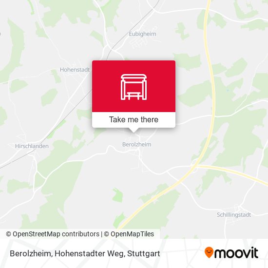Berolzheim, Hohenstadter Weg map