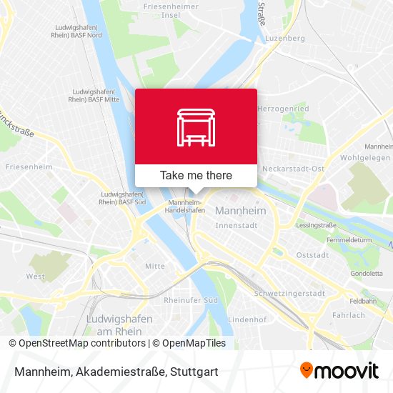 Mannheim, Akademiestraße map