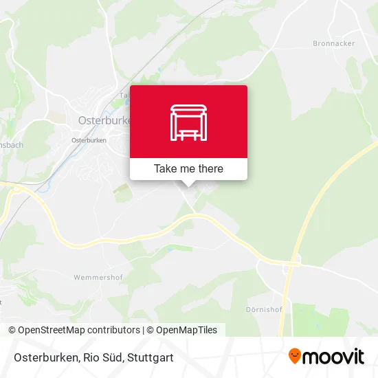 Карта Osterburken, Rio Süd