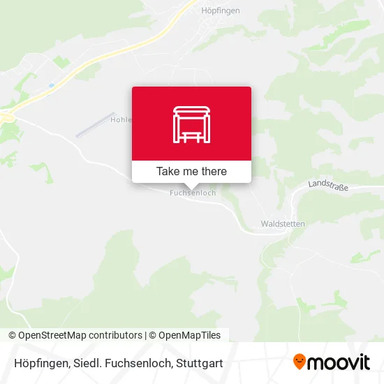 Карта Höpfingen, Siedl. Fuchsenloch