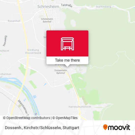 Карта Dossenh., Kirchstr/Schlüsselw
