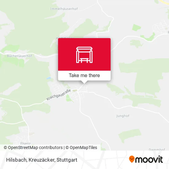 Карта Hilsbach, Kreuzäcker