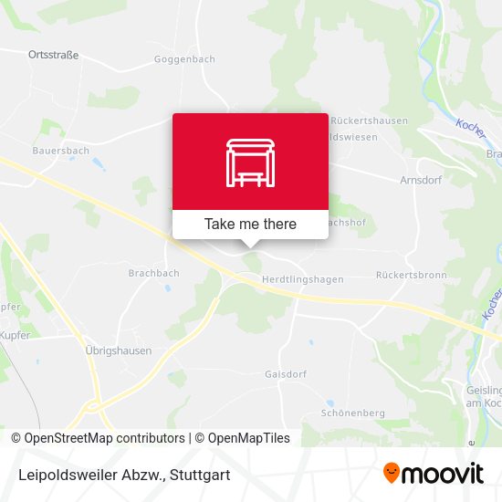 Leipoldsweiler Abzw. map