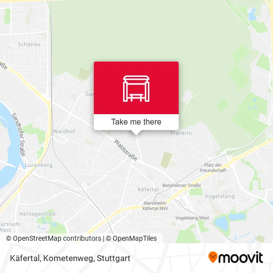 Карта Käfertal, Kometenweg
