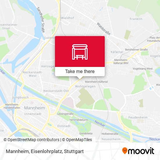 Карта Mannheim, Eisenlohrplatz