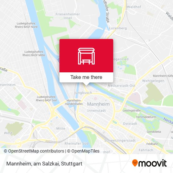 Mannheim, am Salzkai map
