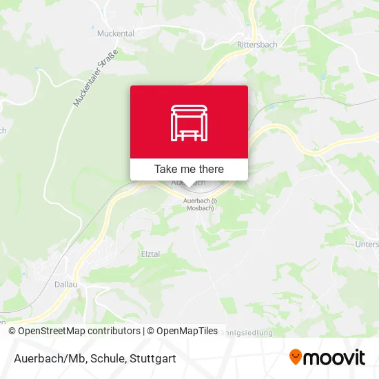 Карта Auerbach/Mb, Schule