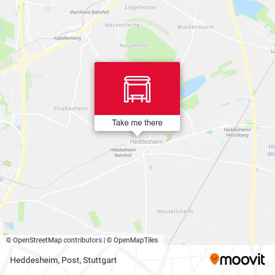 Карта Heddesheim, Post