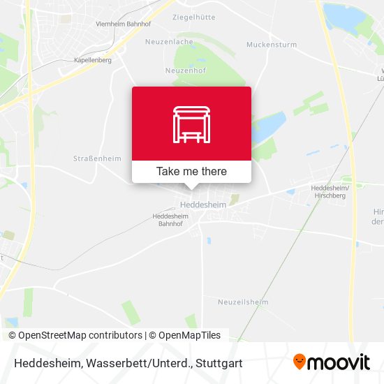 Heddesheim, Wasserbett/Unterd. map