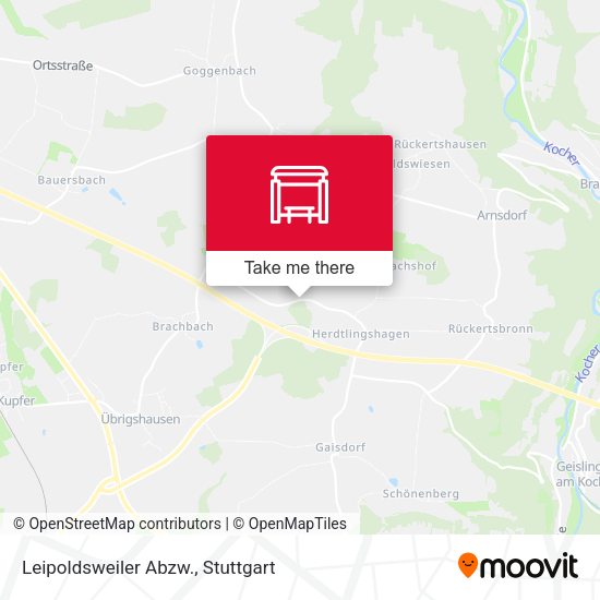 Карта Leipoldsweiler Abzw.